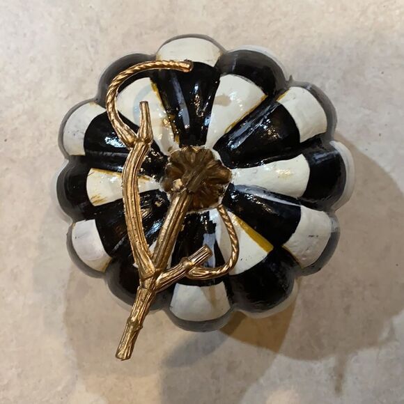 Large Designer inspired Checked Pumpkin - Picture 3 of 11